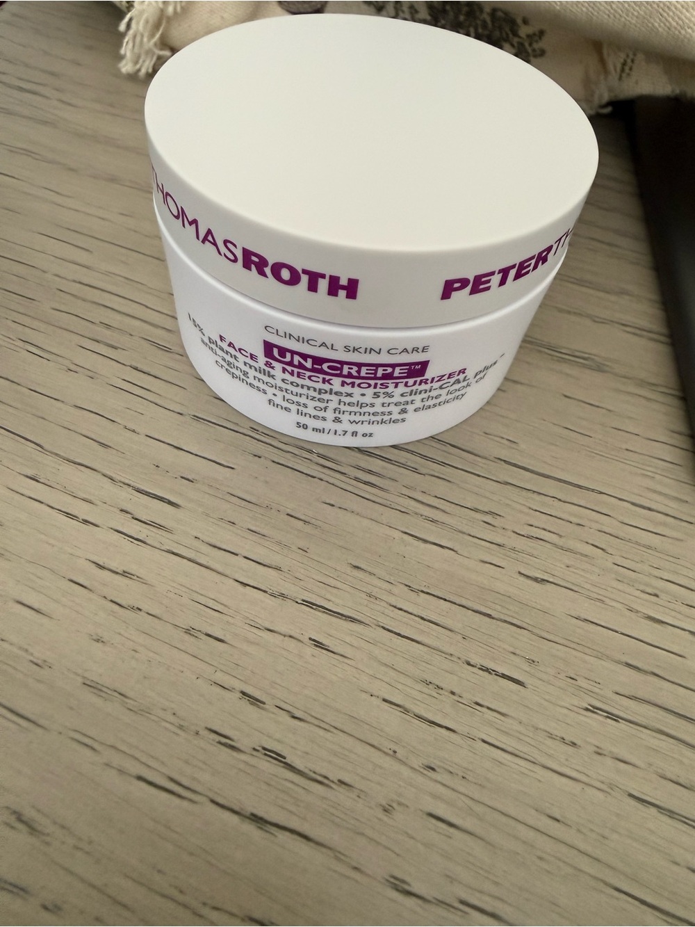 🌸B6- Peter Thomas Roth Un-Crepe Face & Neck Moisturizer💞